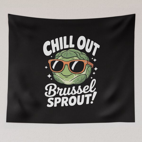 Item preview, Vegetarian Food Chill Out Brussel Sprout designed and sold by PattonJillian.
