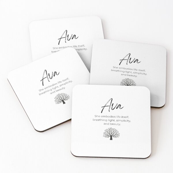 Item preview, Ava Name Meaning Inspirational Design designed and sold by NeatMark.