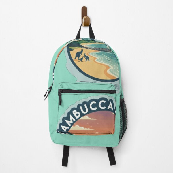 Item preview, Retro Australia Nambucca Heads V-Wall Surfing Sunset Sticker designed and sold by Pixel & Beyond.