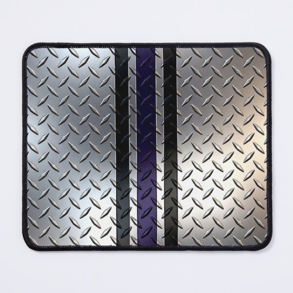 Item preview, Forged Tread: 4-Way Industrial Steel PHONE CASE (CHROME -BLACK AND PURPLE RACING) designed and sold by CleverCulture.
