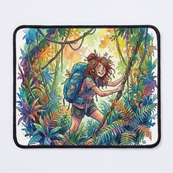 Item preview, Wild Girl Hiking Found a 'Shortcut' designed and sold by Hiking & Happiness.