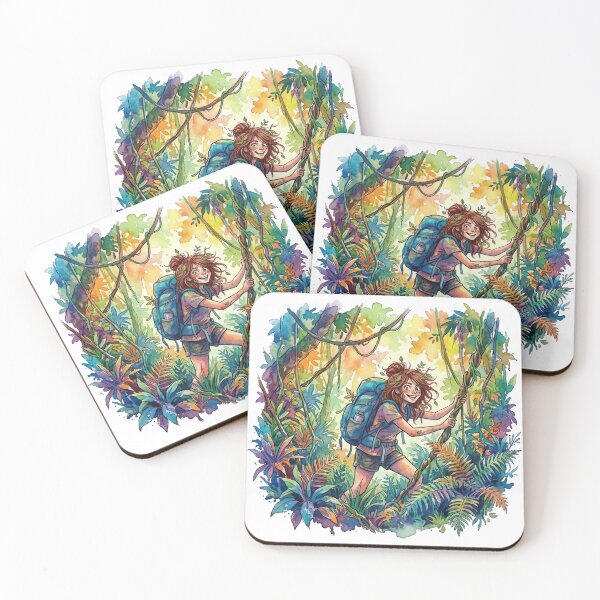 Item preview, Wild Girl Hiking Found a 'Shortcut' designed and sold by Hiking & Happiness.