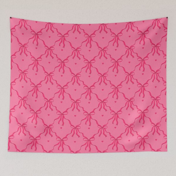 Item preview, Pink bows and little hearts designed and sold by OtterFactory.
