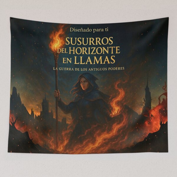 Item preview, Epic Notebook – Whispers of Fire and Ancient Power designed and sold by Anomaly 404 Error.