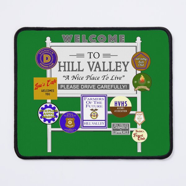 Item preview, Welcome To Hill Valley designed and sold by Normbot2000.