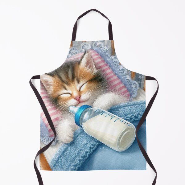 Item preview, Kitten in the Crib designed and sold by TinCatOutPost.