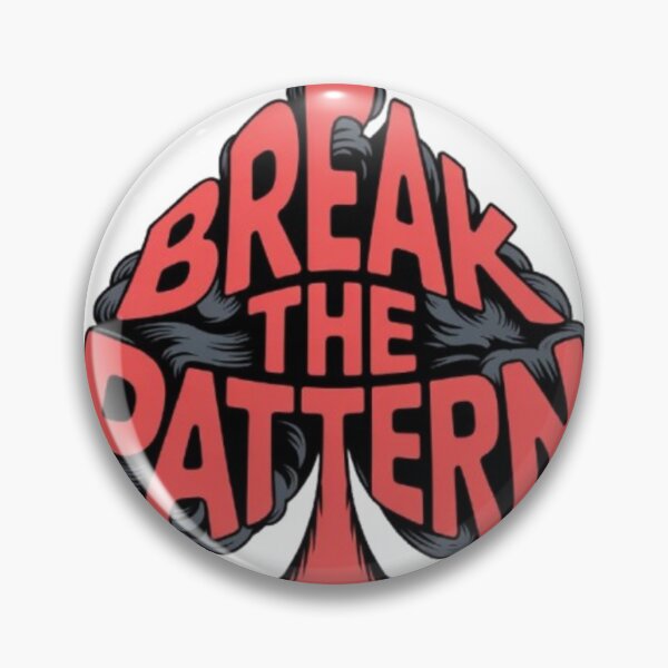 Item preview, Break the Pattern Bold Typography Print designed and sold by NewUSShop.