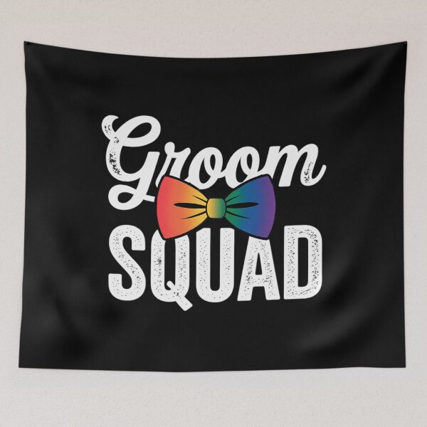 Item preview, Groom Squad LGBT Pride Gay Bachelor Wedding designed and sold by JonathalIngham.