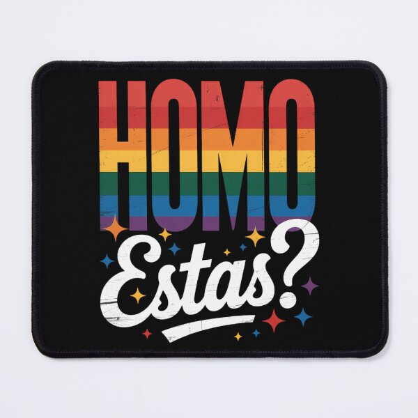 Item preview, Funny LGBTQ Pride Homo Estás and Heart Gay Support designed and sold by JonathalIngham.