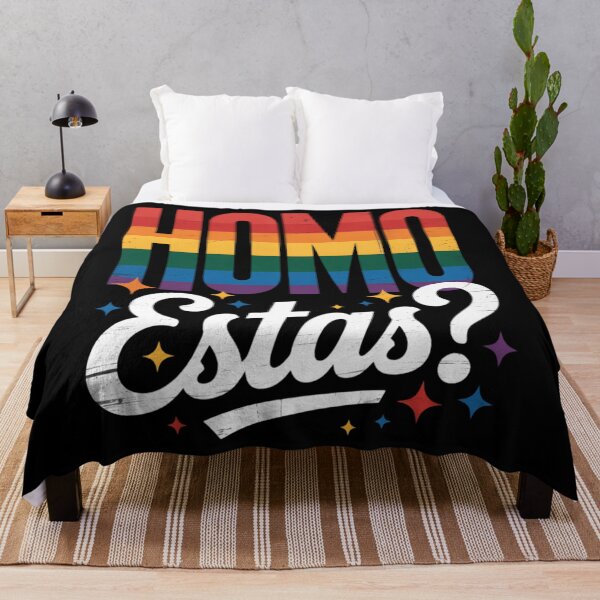 Item preview, Funny LGBTQ Pride Homo Estás and Heart Gay Support designed and sold by JonathalIngham.