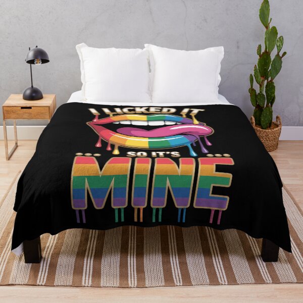 Item preview, I Licked It So Its Mine Rainbow Lips designed and sold by JonathalIngham.
