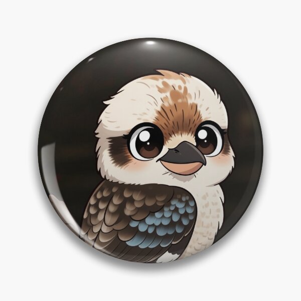 Item preview, Kookaburra Cutie Perched & Smiling! designed and sold by LauraMK.