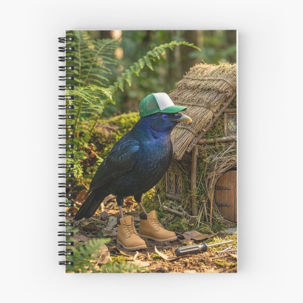 Item preview, Bower Bird Impresses with His Nest Display designed and sold by Tridentulus.