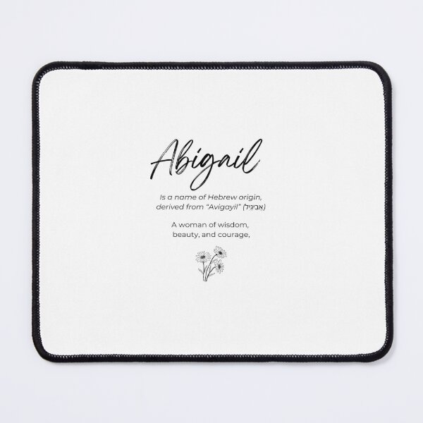 Item preview, Abegail Hebrew Name Meaning Typography designed and sold by NeatMark.