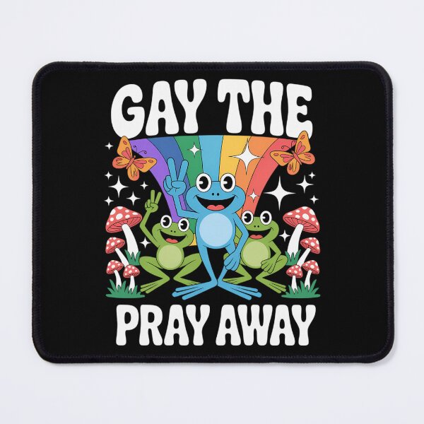 Item preview, Gay The Pray Away LGBTQ Rainbow Funny Frogs Meme LGBT Pride designed and sold by JonathalIngham.