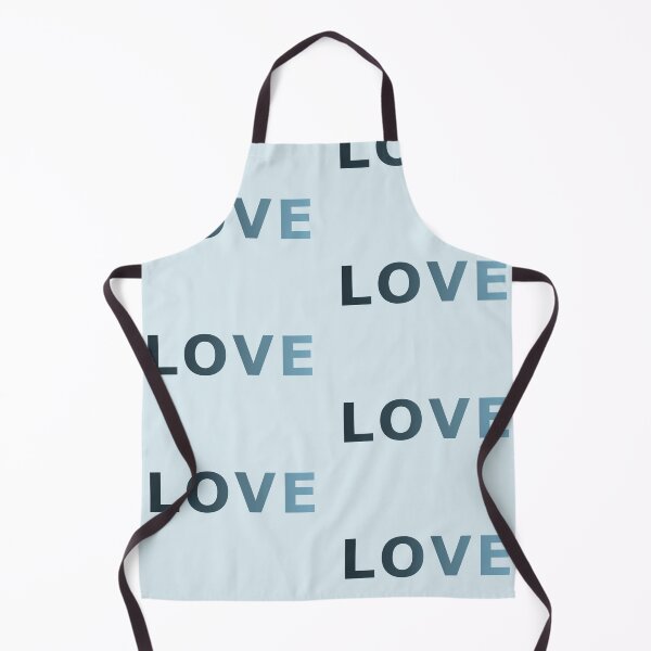 Item preview, LOVE in Blue Cyan Pastel Ombre designed and sold by WD-Artist.