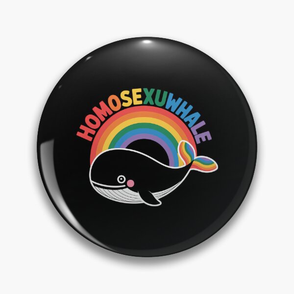 Item preview, Homosexuwhale Gay Pride LGBT Rainbow Flag Whale Lovers LGBTQ designed and sold by JonathalIngham.