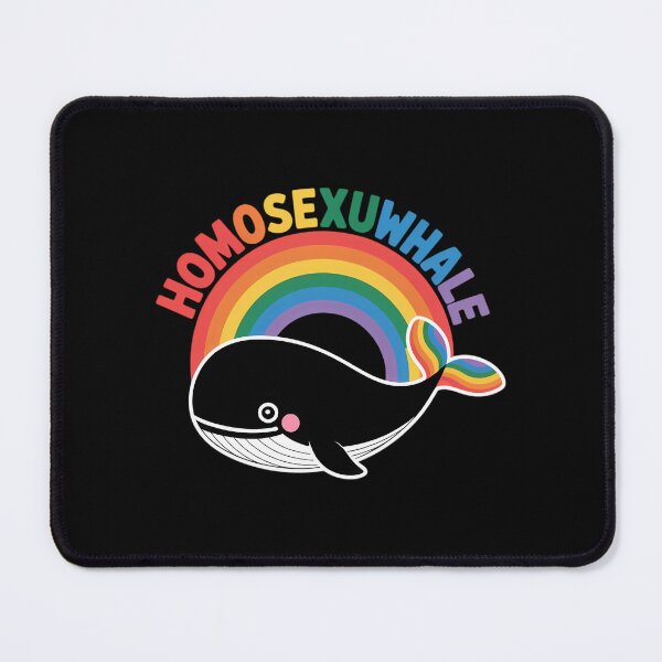 Item preview, Homosexuwhale Gay Pride LGBT Rainbow Flag Whale Lovers LGBTQ designed and sold by JonathalIngham.