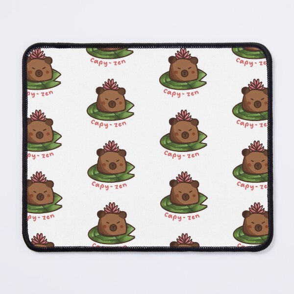 Item preview, Zen Capybara Lotus Lilypad designed and sold by YanxiArts.