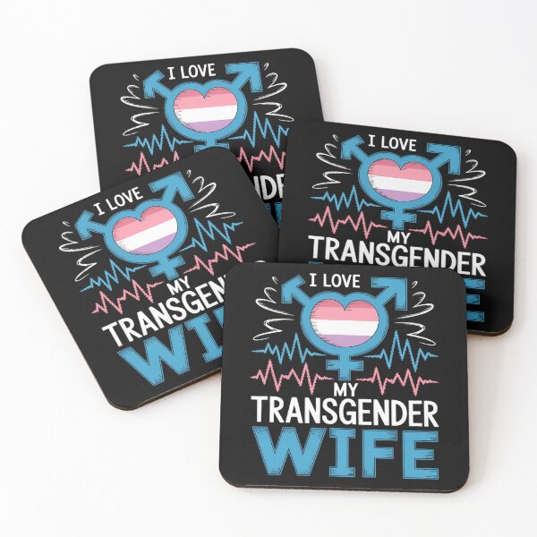 Item preview, I Love My Transgender Wife LGBT Gay Lesbian Pride designed and sold by JonathalIngham.
