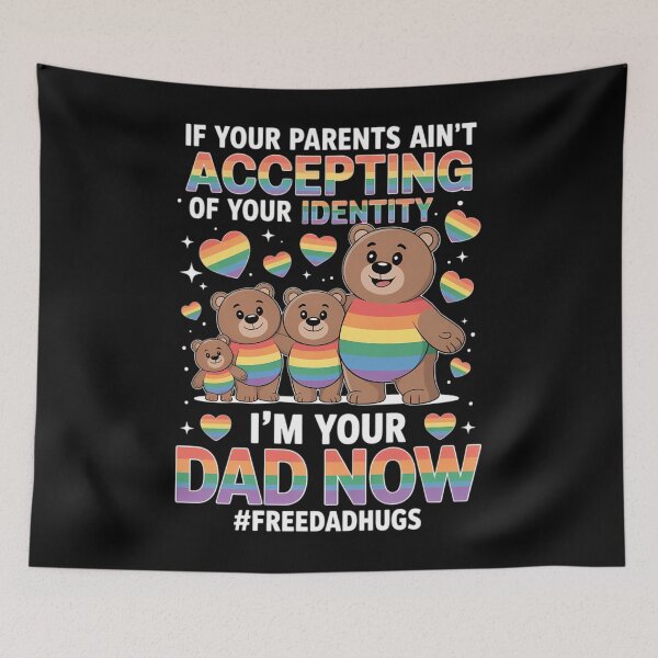 Item preview, If Parents Aren't Accepting I'm Your Dad Now Proud LGBT designed and sold by JonathalIngham.