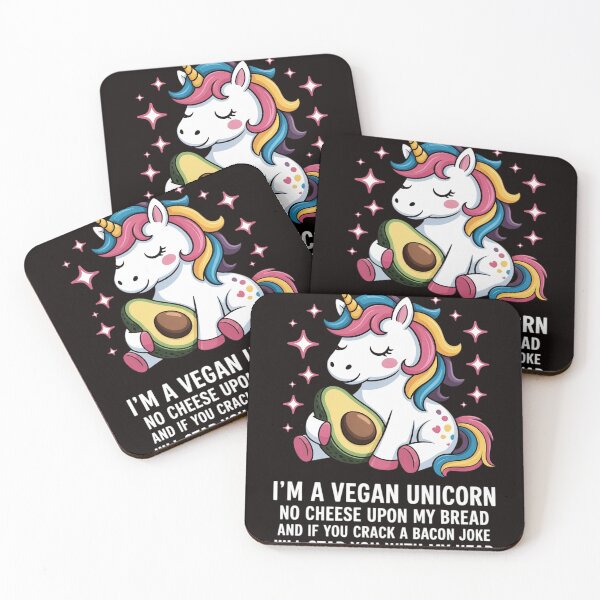 Item preview, Vegan Unicorn Saying Badass Men Women Herbivore designed and sold by RONALPARAD.
