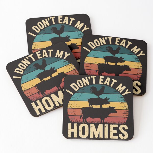 Item preview, Vegetarian I Don't Eat My Homies Vegan designed and sold by RONALPARAD.