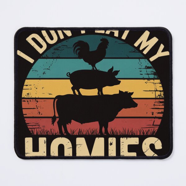 Item preview, Vegetarian I Don't Eat My Homies Vegan designed and sold by RONALPARAD.