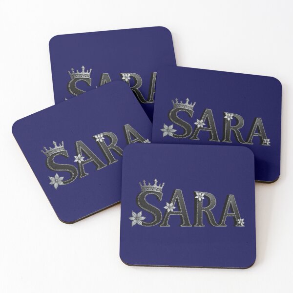 Item preview, Copy of “SARA Name Art Black Line – Royal Crown & Poinsettia Floral Design | Perfect Personalized Gift for Her” designed and sold by Williams Anderson.