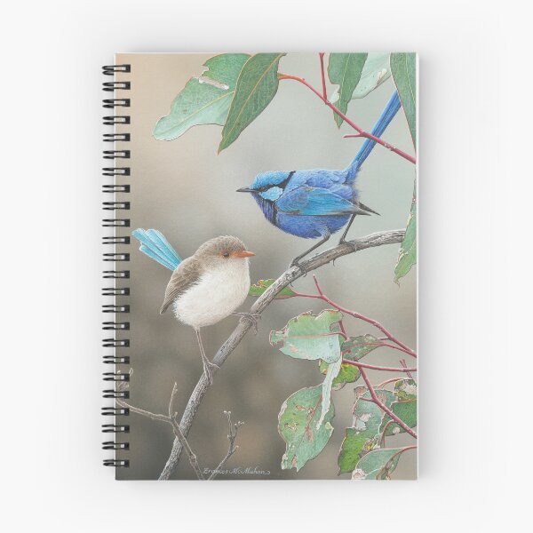 Artikelvorschau, LOVESTRUCK - Prachtstaffelschwänze entworfen und verkauft von Frances McMahon Watercolour Bird Artist.