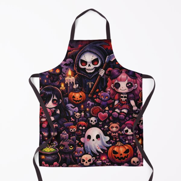 Item preview, Spooky Chibi Nightmare - A Creepy Cute Halloween Gathering designed and sold by Ryanix.