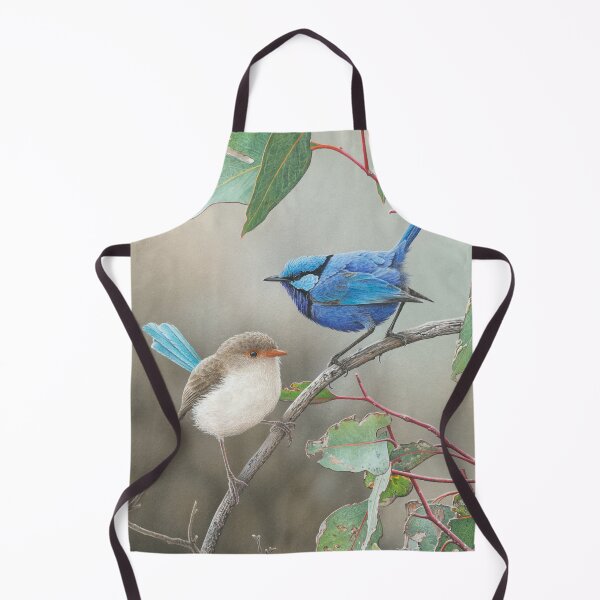 Item preview, LOVESTRUCK - Splendid Fairy-Wrens designed and sold by Frances McMahon Watercolour Bird Artist.