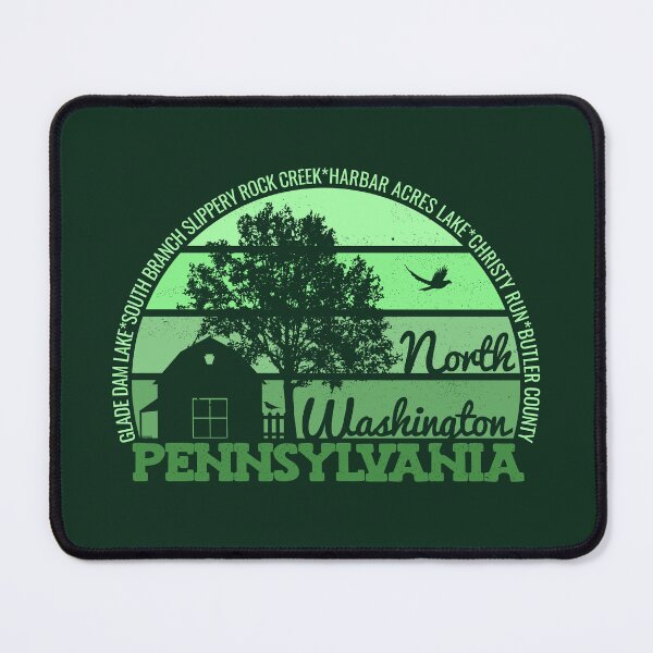 Item preview, North Washington Pennsylvania Sunset Retro Vintage Local Pride Logo designed and sold by CRHPOD20.