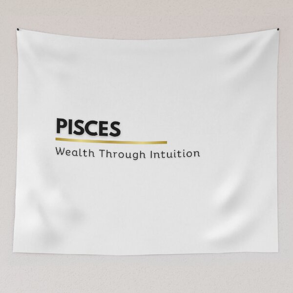 Item preview, Pisces Zodiac Wealth Through Bold Action designed and sold by ZenWealthDesign.