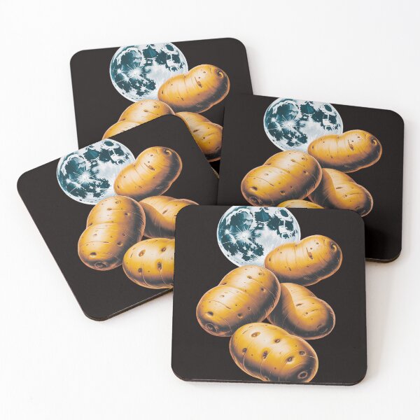 Item preview, Three Potato Moon  3 Spuds Howling Potato Farmer Vegetable designed and sold by RONALPARAD.