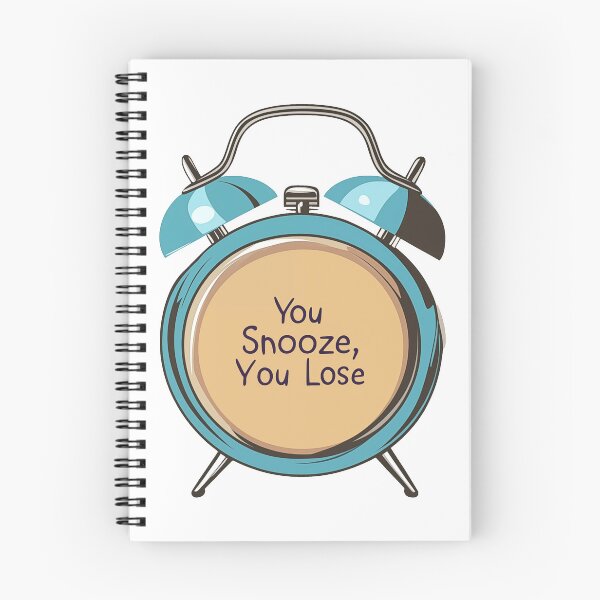 Item preview, Motivational Retro Alarm Clock You Snooze You Lose designed and sold by FWLKIT.