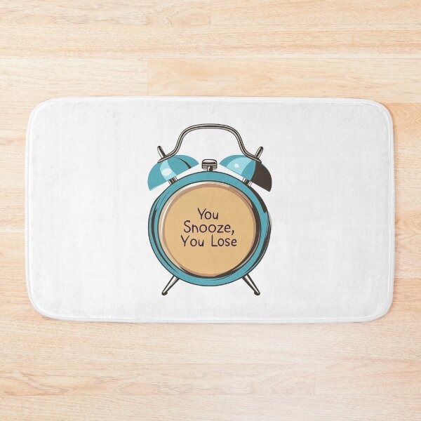 Item preview, Motivational Retro Alarm Clock You Snooze You Lose designed and sold by FWLKIT.