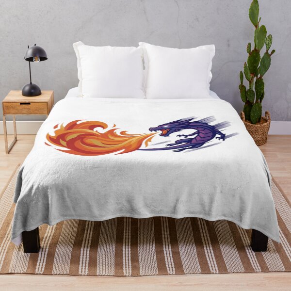 Item preview, Fire Breathing Dragon Illustration designed and sold by BlackCanvas9186.