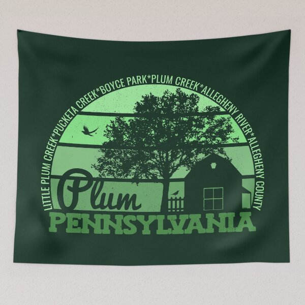 Item preview, Plum Pennsylvania Sunset Retro Vintage Local Pride Logo designed and sold by CRHPOD20.