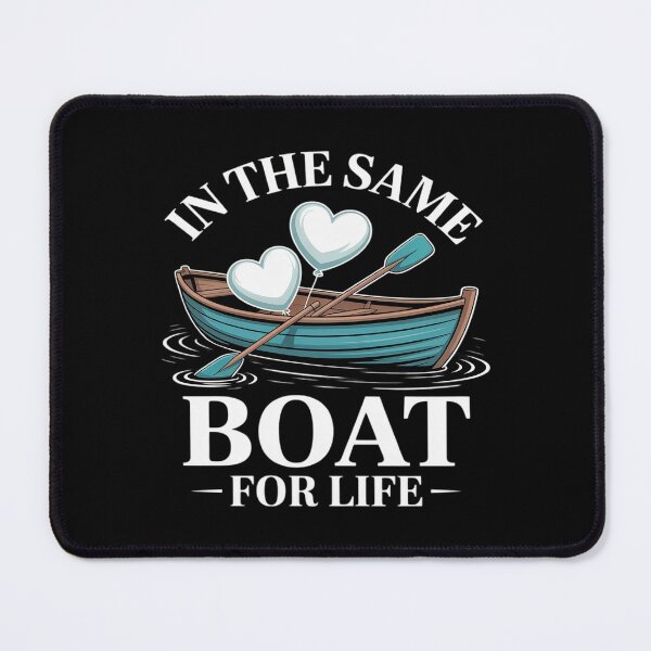 Item preview, In the Same Boat for Life Heart Rowboat designed and sold by Libbysharts.