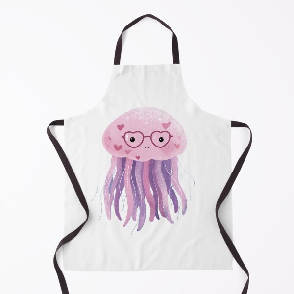 Item preview, Jelly fish wearing heart glasses valentines day card designed and sold by MendaciousMina.