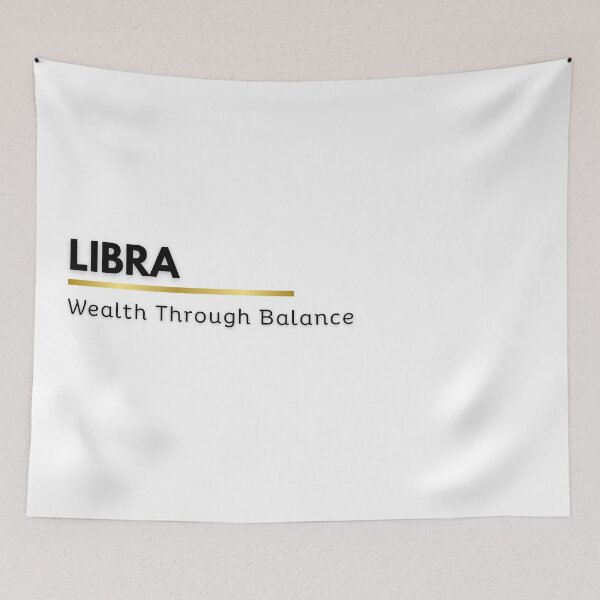 Item preview, Libra Zodiac Wealth Through Balance designed and sold by ZenWealthDesign.