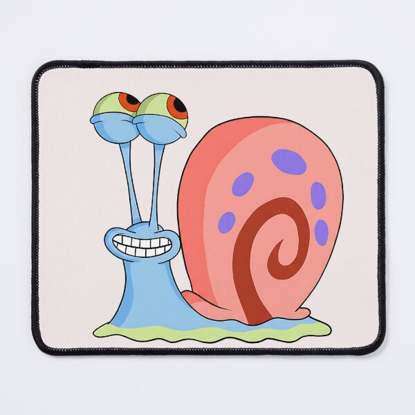Item preview, gary the snail smiling friendly designed and sold by LuloCreative.