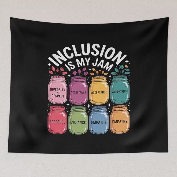 Item preview, Inclusion Is My Jam Diversity Kindness Empower designed and sold by Libbysharts.