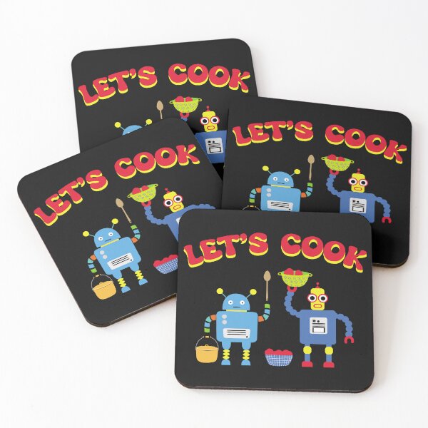 Item preview, Let's cook funny robot chef designed and sold by Shedronpanda.