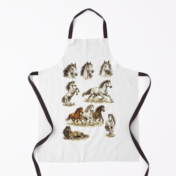 Item preview, Horse Lovers Collection Discharge Print Look designed and sold by DivineHaven.