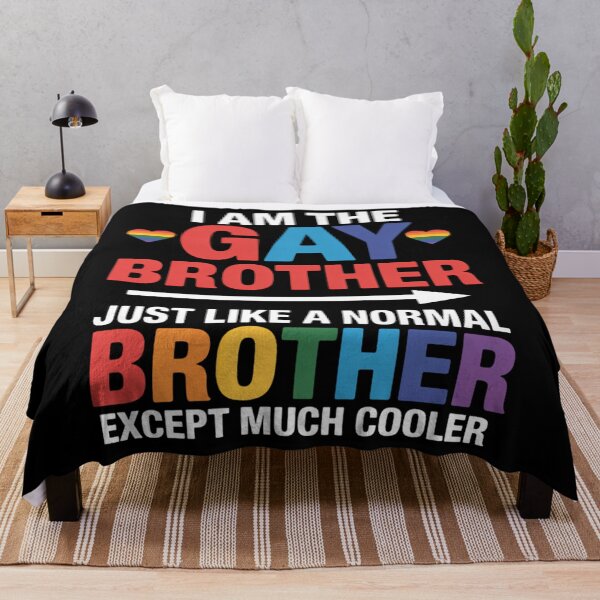 Item preview, I Am The Gay Brother Matching Pride LGBT Heart Gay Lesbian designed and sold by CruelShadesSt.