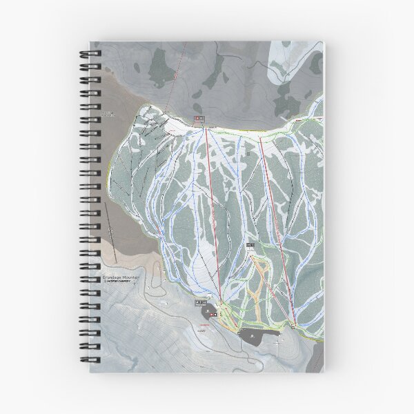 Item preview, Brundage Mountain Resort Trail Map designed and sold by Mapsynergy.