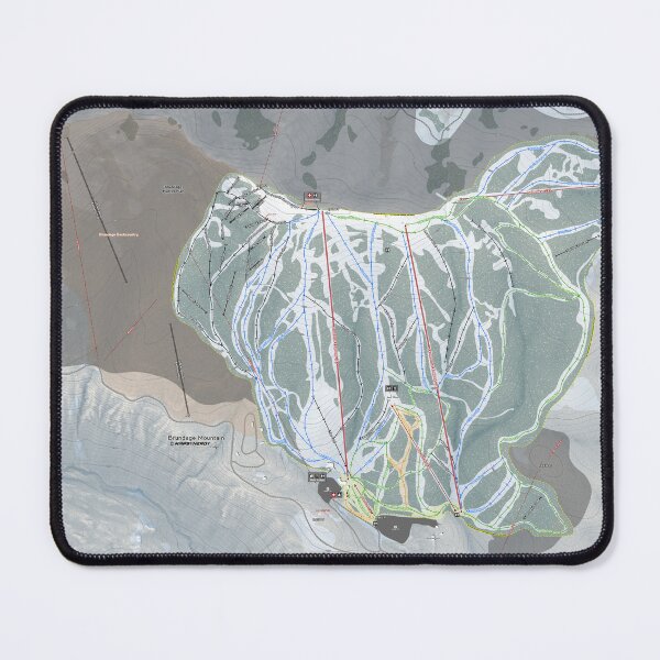 Item preview, Brundage Mountain Resort Trail Map designed and sold by Mapsynergy.