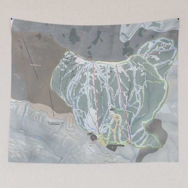 Item preview, Brundage Mountain Resort Trail Map designed and sold by Mapsynergy.